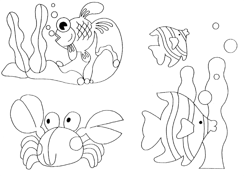 Coloring page: Marine Animals (Animals) #21982 - Free Printable Coloring Pages