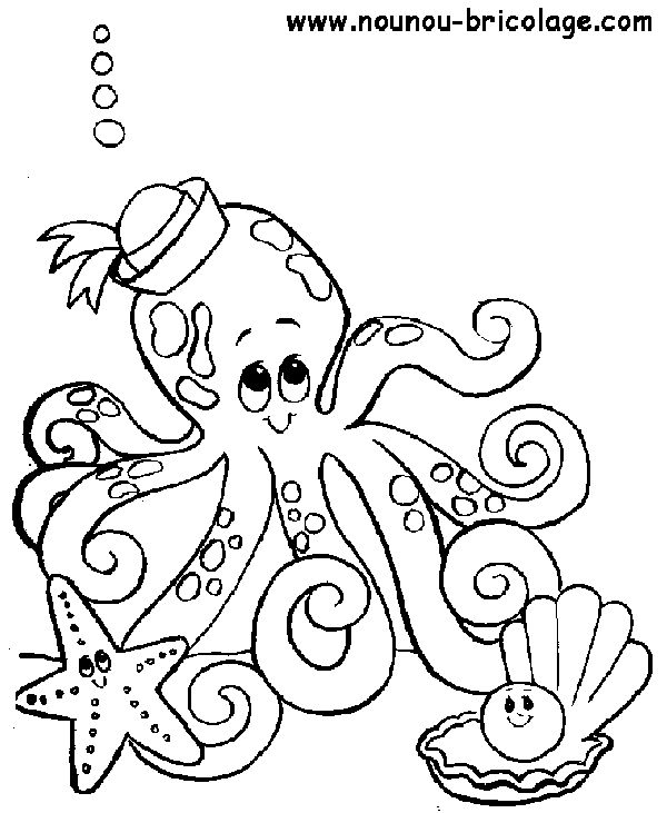 Coloring page: Marine Animals (Animals) #21983 - Free Printable Coloring Pages
