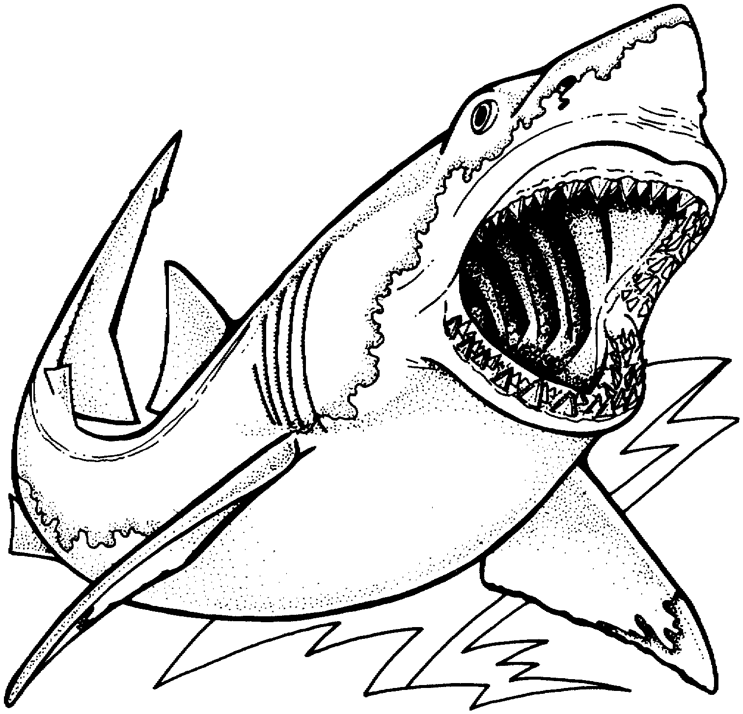 Coloring page: Marine Animals (Animals) #22043 - Free Printable Coloring Pages