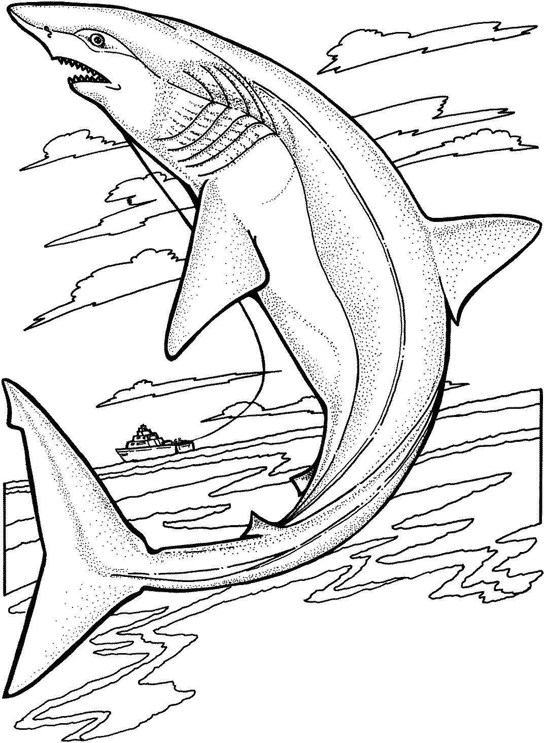 Coloring page: Marine Animals (Animals) #22073 - Free Printable Coloring Pages
