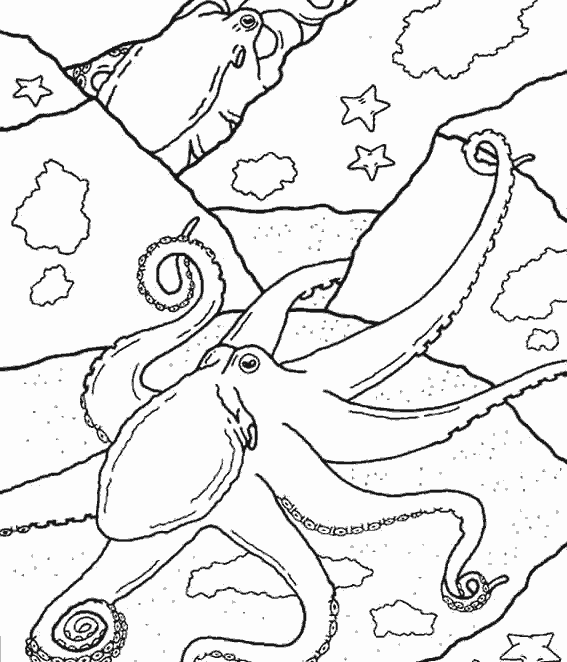 Coloring page: Marine Animals (Animals) #22105 - Free Printable Coloring Pages