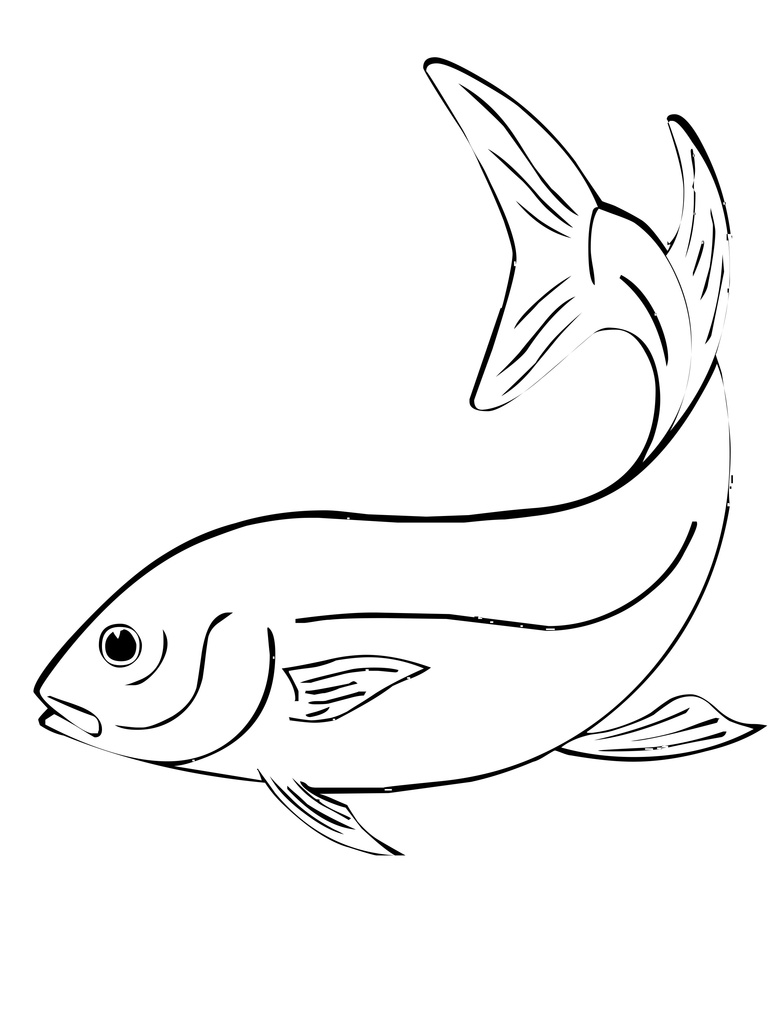 Coloring page: Marine Animals (Animals) #22237 - Free Printable Coloring Pages