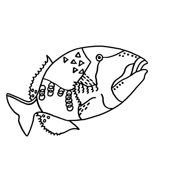 Coloring page: Marine Animals (Animals) #22248 - Free Printable Coloring Pages