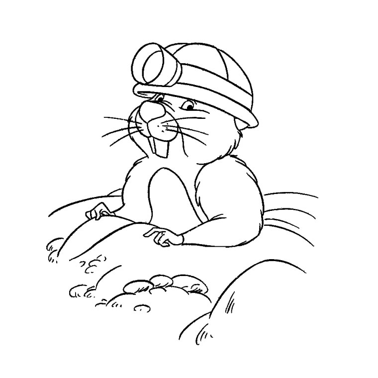 Coloring page: Mole rat (Animals) #19379 - Free Printable Coloring Pages