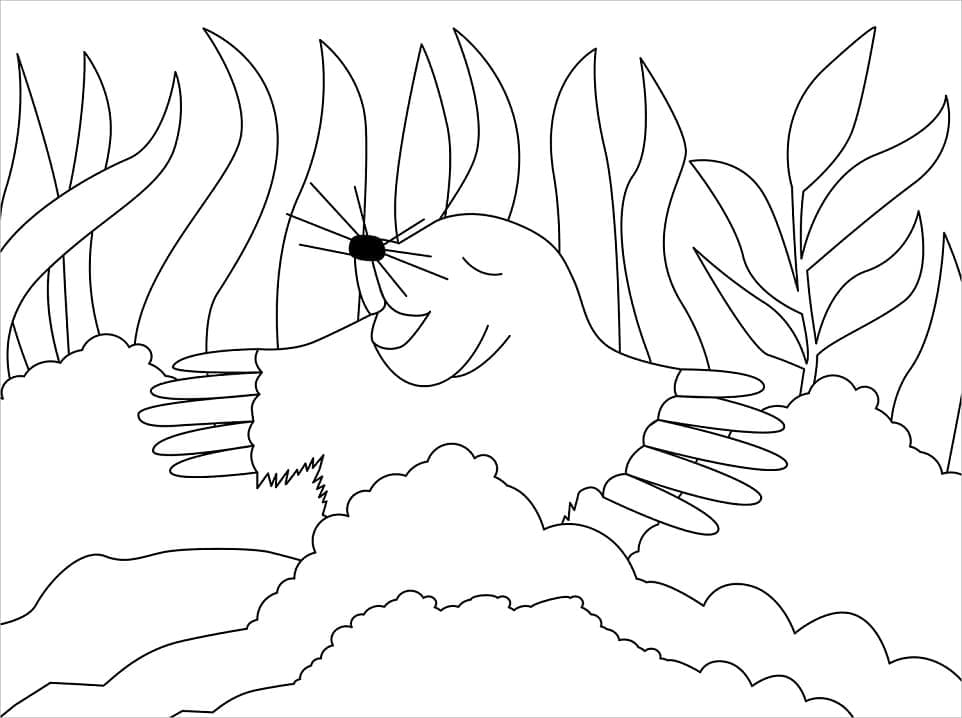 Free printable Mole rat coloring page #210783 from Animals collection