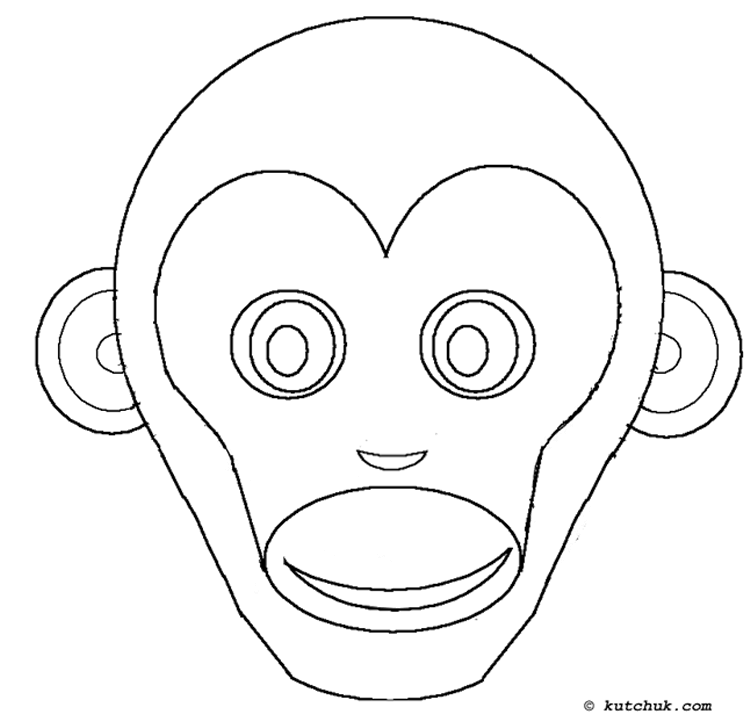 Coloring page: Monkey (Animals) #14215 - Free Printable Coloring Pages