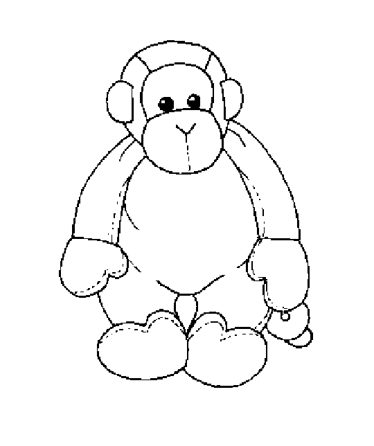 Coloring page: Monkey (Animals) #14233 - Free Printable Coloring Pages