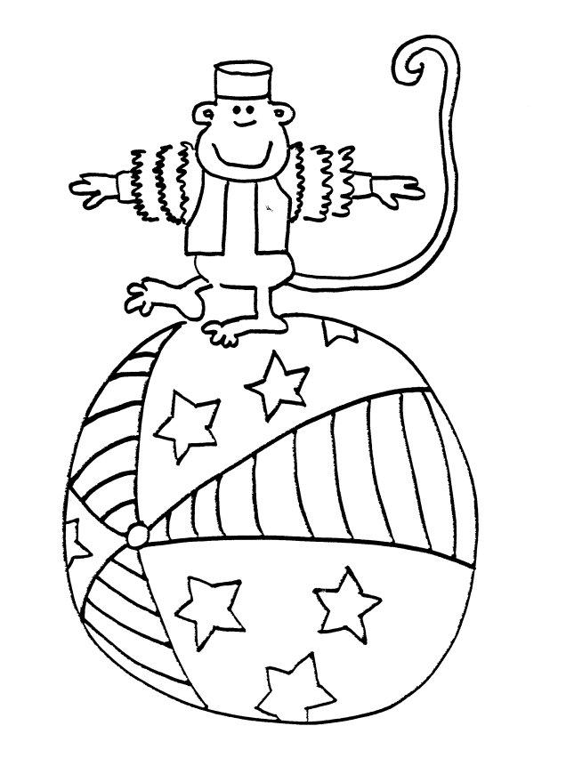Coloring page: Monkey (Animals) #14246 - Free Printable Coloring Pages
