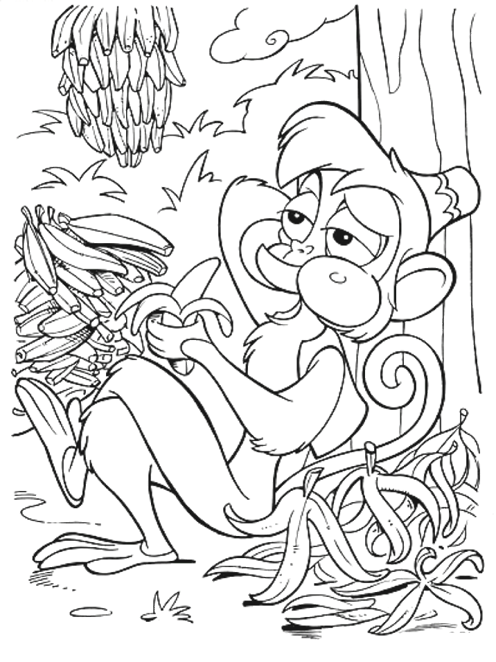 Coloring page: Monkey (Animals) #14293 - Free Printable Coloring Pages