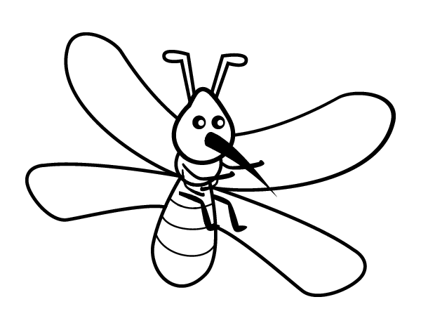 Coloring page: Mosquito (Animals) #11328 - Free Printable Coloring Pages