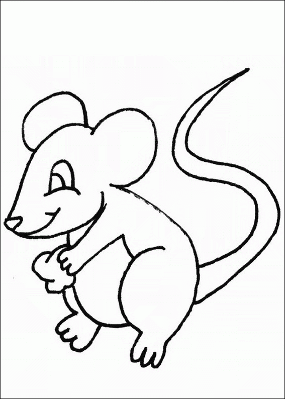Drawing Mouse #13952 (Animals) – Printable coloring pages