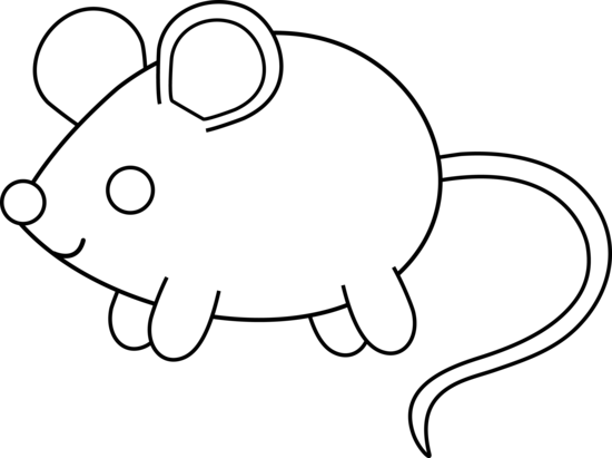 Drawing Mouse #14002 (Animals) – Printable coloring pages