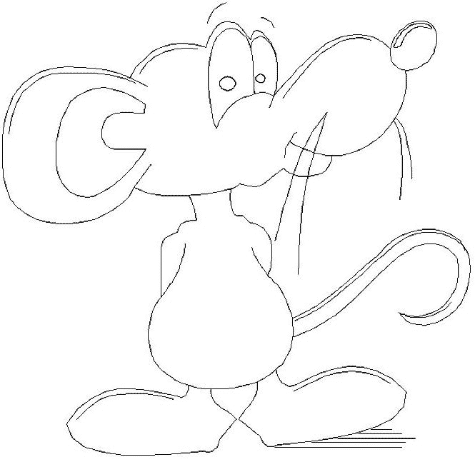 Coloring page: Mouse (Animals) #14029 - Free Printable Coloring Pages