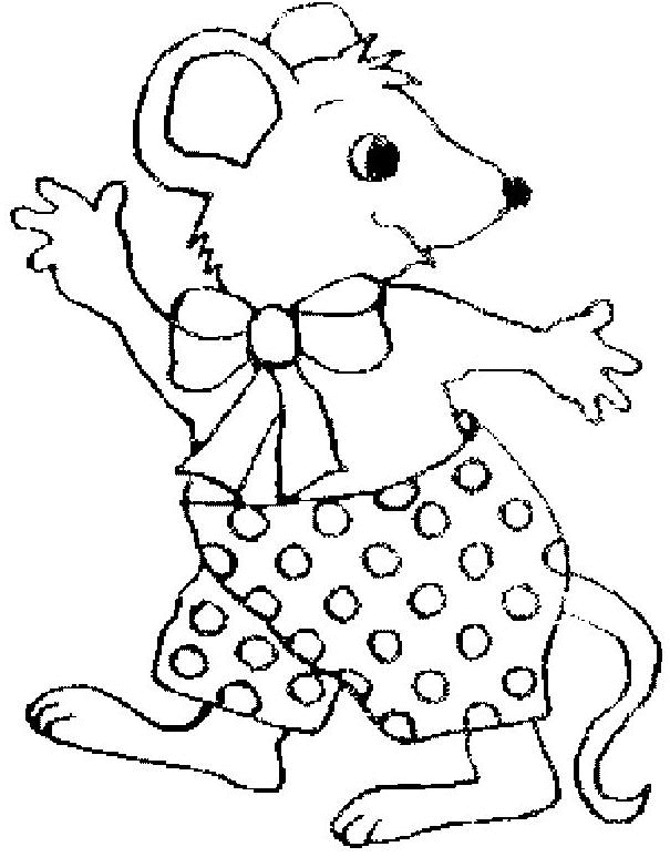 Coloring page: Mouse (Animals) #14044 - Free Printable Coloring Pages