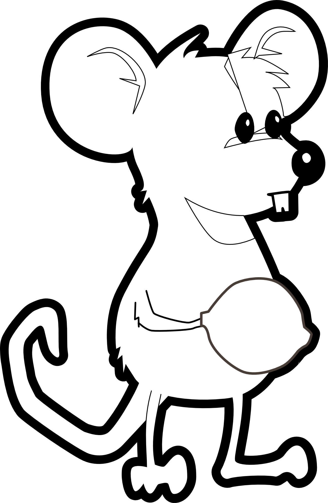 Coloring page: Mouse (Animals) #14079 - Free Printable Coloring Pages