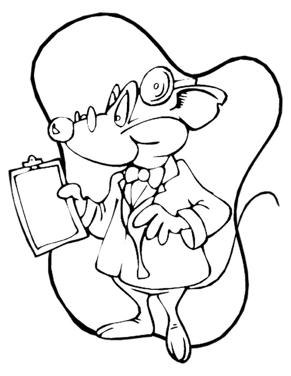 Coloring page: Mouse (Animals) #14121 - Free Printable Coloring Pages