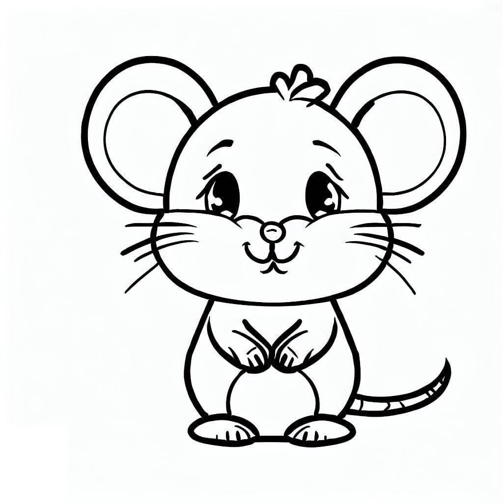 Free printable Mouse coloring page #189503 from Animals collection