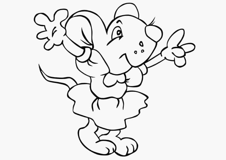 Free printable Mouse coloring page #189513 from Animals collection