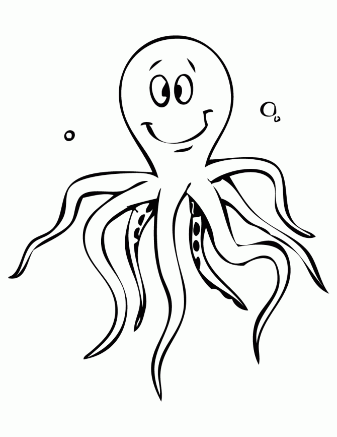 Coloring page: Octopus (Animals) #18911 - Free Printable Coloring Pages