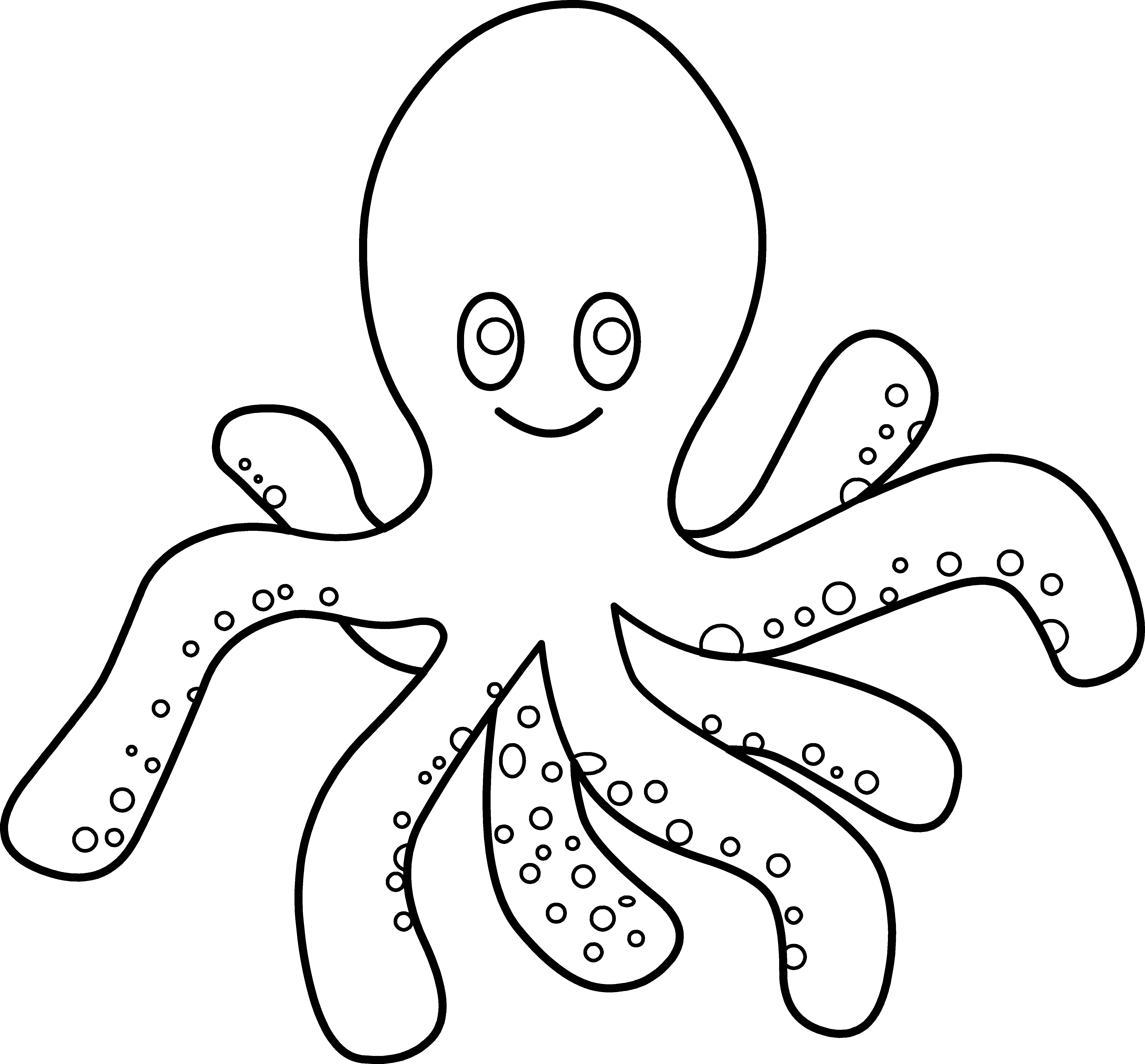 Coloring page: Octopus (Animals) #18912 - Free Printable Coloring Pages