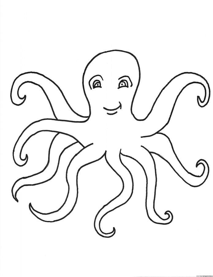 Coloring page: Octopus (Animals) #18915 - Free Printable Coloring Pages