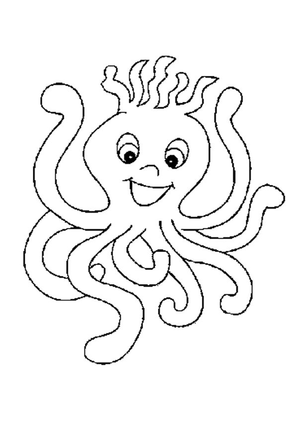 Coloring page: Octopus (Animals) #18920 - Free Printable Coloring Pages