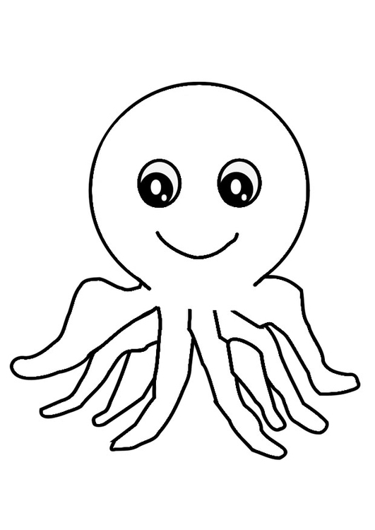Coloring page: Octopus (Animals) #18930 - Free Printable Coloring Pages