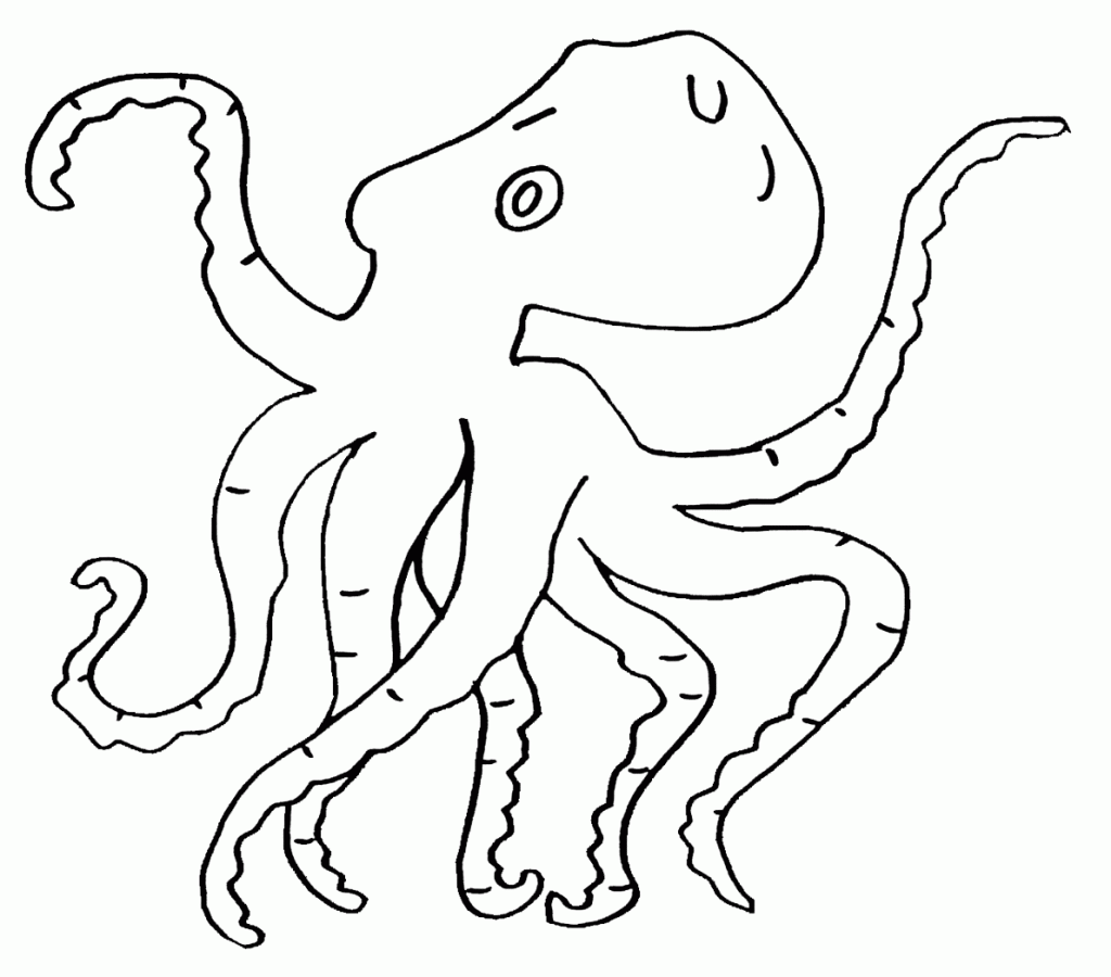 Coloring page: Octopus (Animals) #18934 - Free Printable Coloring Pages