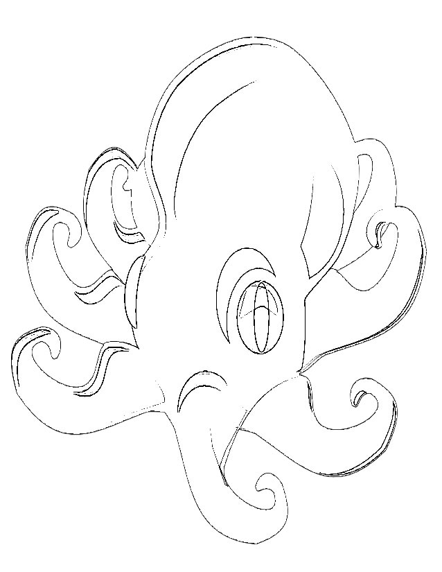 Coloring page: Octopus (Animals) #18958 - Free Printable Coloring Pages