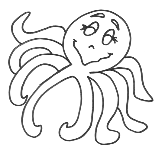 Coloring page: Octopus (Animals) #18959 - Free Printable Coloring Pages