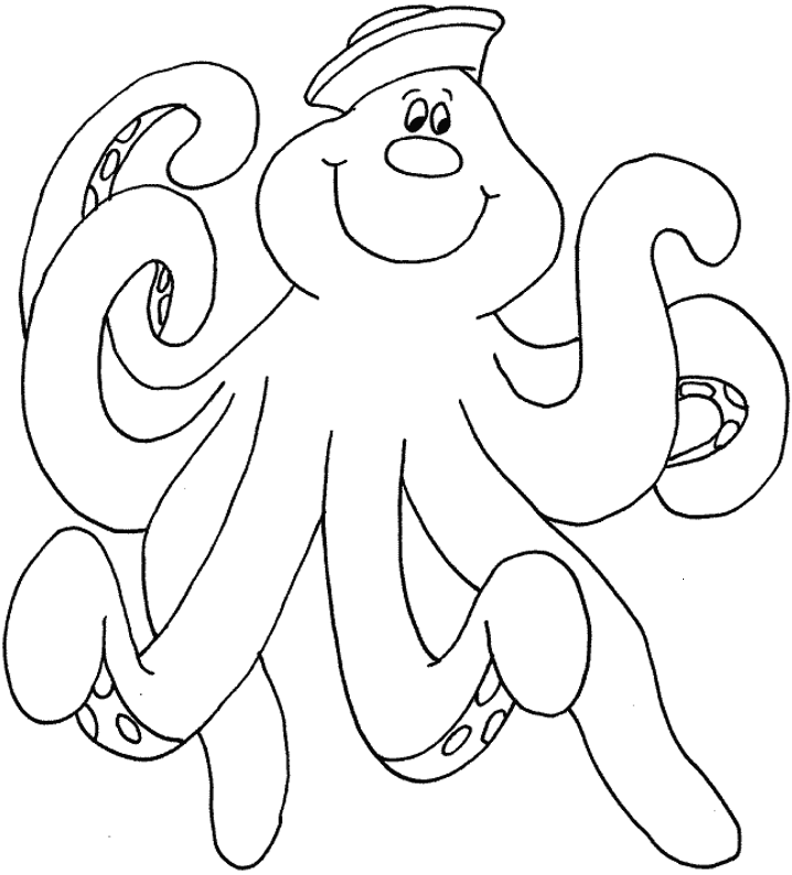 Coloring page: Octopus (Animals) #18961 - Free Printable Coloring Pages