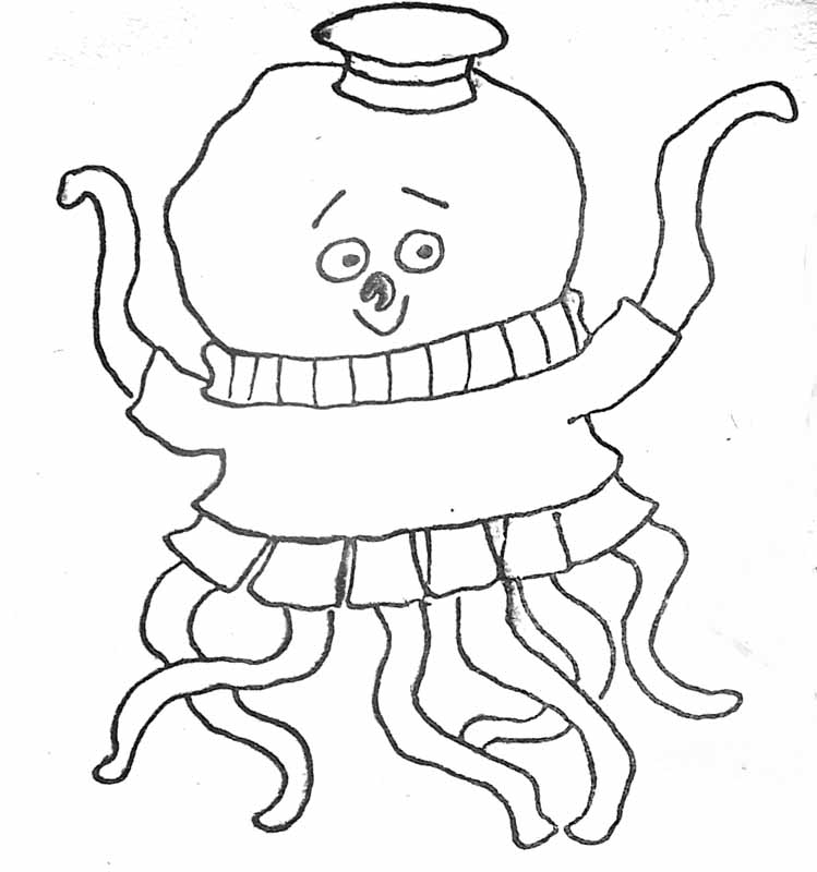 Coloring page: Octopus (Animals) #18962 - Free Printable Coloring Pages