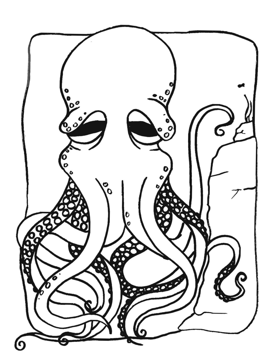 Coloring page: Octopus (Animals) #18974 - Free Printable Coloring Pages