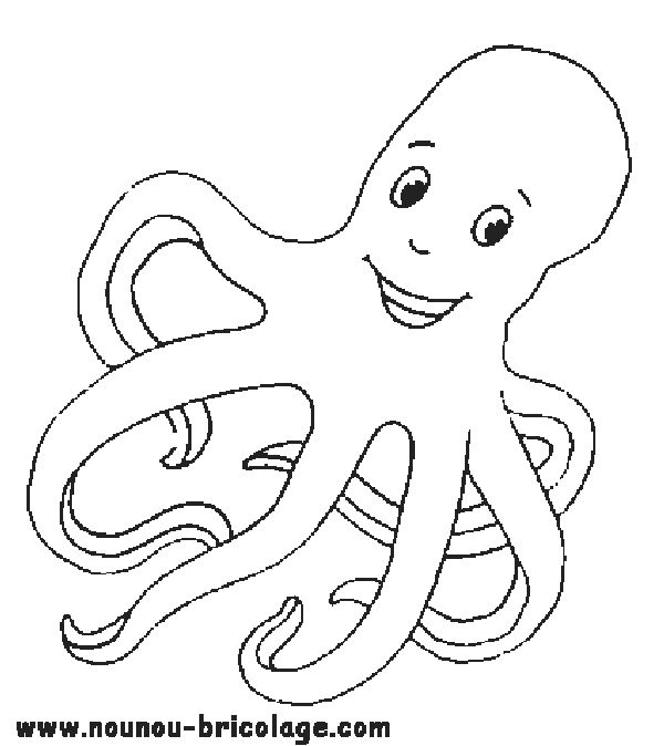 Coloring page: Octopus (Animals) #18975 - Free Printable Coloring Pages