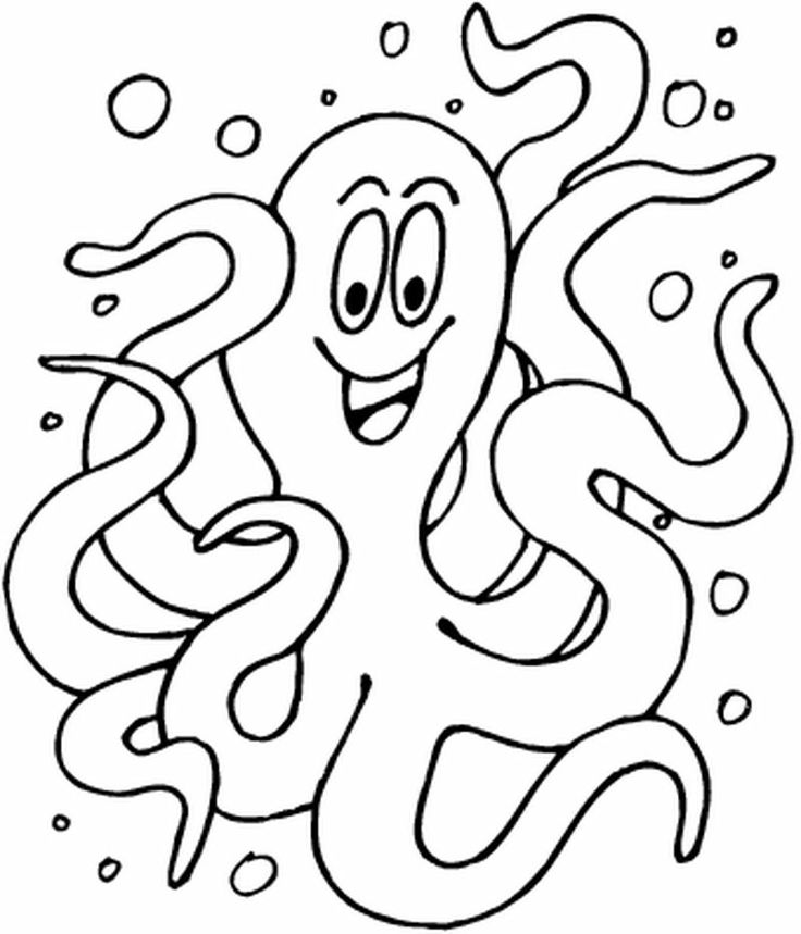 Coloring page: Octopus (Animals) #18989 - Free Printable Coloring Pages