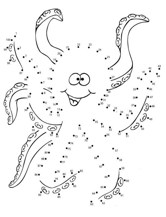 Coloring page: Octopus (Animals) #19008 - Free Printable Coloring Pages