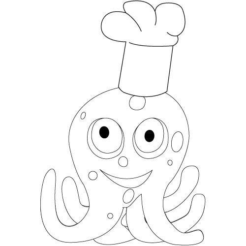 Coloring page: Octopus (Animals) #19026 - Free Printable Coloring Pages