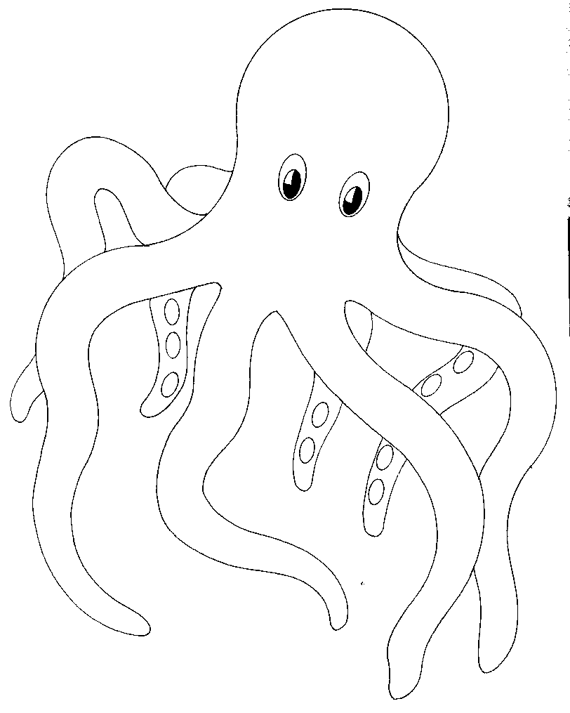 Coloring page: Octopus (Animals) #19058 - Free Printable Coloring Pages
