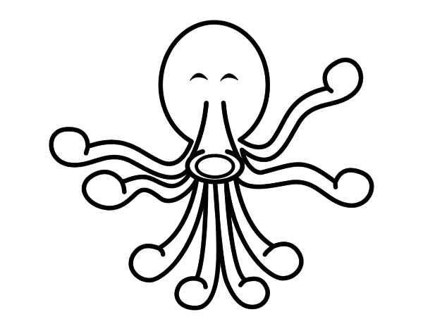 Coloring page: Octopus (Animals) #19061 - Free Printable Coloring Pages