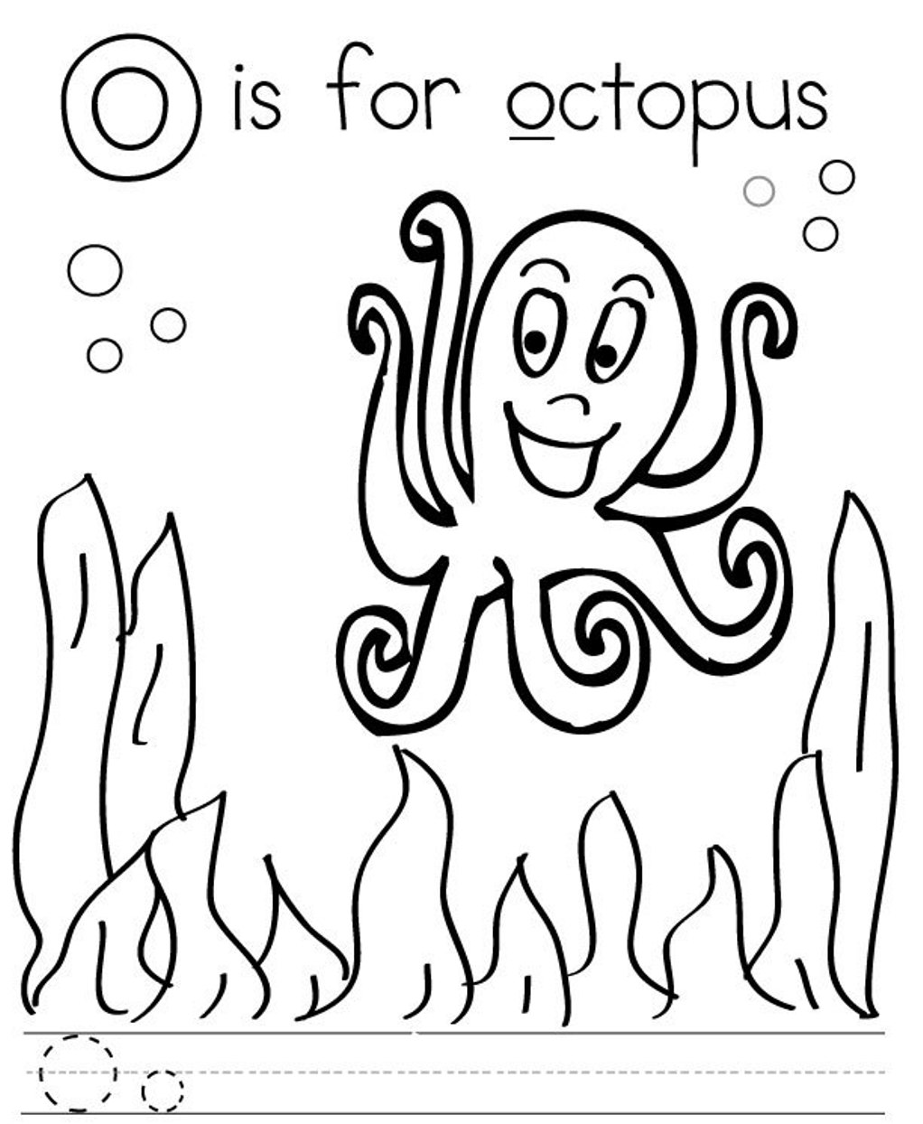 Coloring page: Octopus (Animals) #19092 - Free Printable Coloring Pages