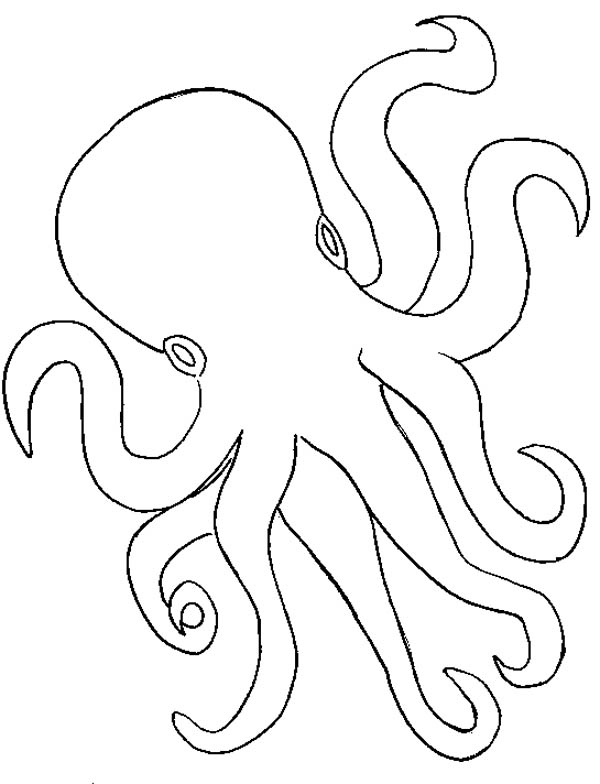 Coloring page: Octopus (Animals) #19103 - Free Printable Coloring Pages
