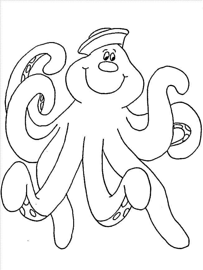 Free printable Octopus coloring page #194444 from Animals collection