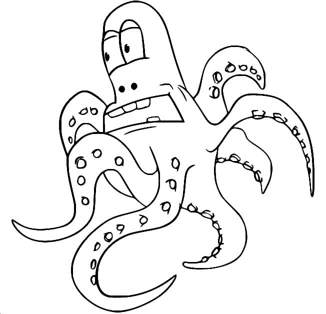 Free printable Octopus coloring page #194446 from Animals collection Free printable Octopus coloring page #194446 from Animals collection