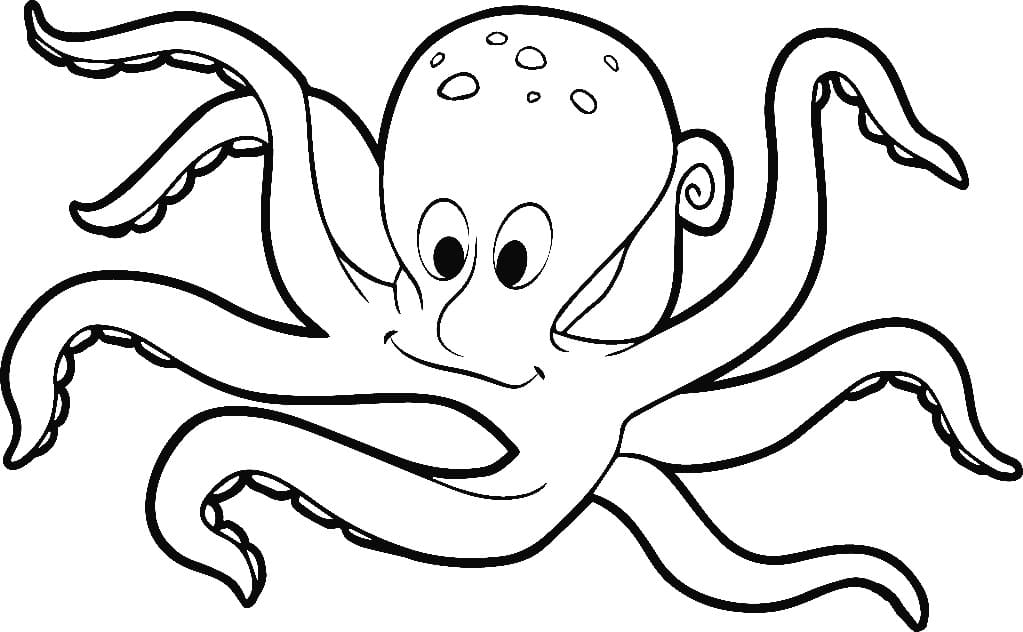 Free printable Octopus coloring page #194476 from Animals collection