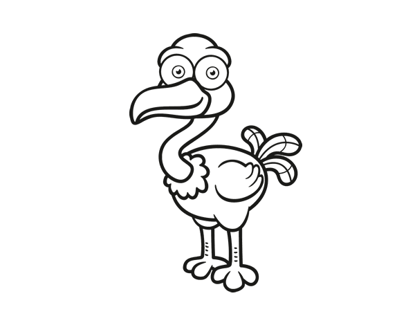 Coloring page: Ostrich (Animals) #691 - Free Printable Coloring Pages
