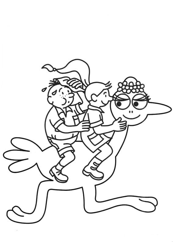 Coloring page: Ostrich (Animals) #706 - Printable coloring pages