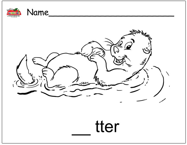 Coloring page: Otter (Animals) #10669 - Free Printable Coloring Pages