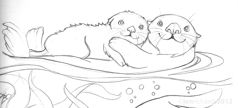 Coloring page: Otter (Animals) #10696 - Free Printable Coloring Pages