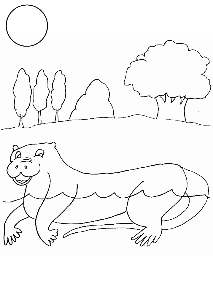 Coloring page: Otter (Animals) #10718 - Free Printable Coloring Pages