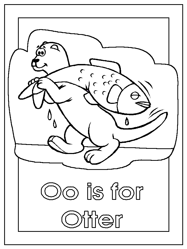 Coloring page: Otter (Animals) #10719 - Free Printable Coloring Pages